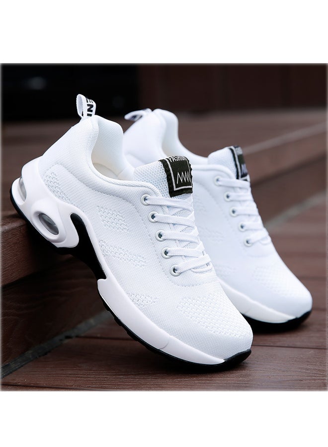 Women Lace-up Air CushionCRunning Shoes Soft-soled Sneakers  - Image 2