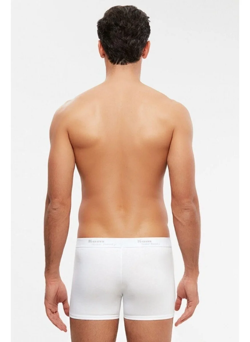 KOM Tight Cotton 2-Pack Men's Boxer - White