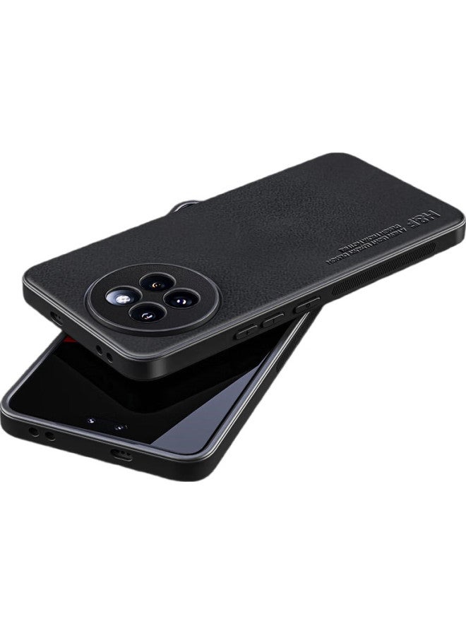 Hotfire Phone Case For Xiaomi Civi 4 Pro, Xiaomi Civi 4 Pro Protective Cover, Upgraded Skin-Like Lambskin Matte Lens Full Protection Silicone Case For Men And Women - Midnight Black - Image 2