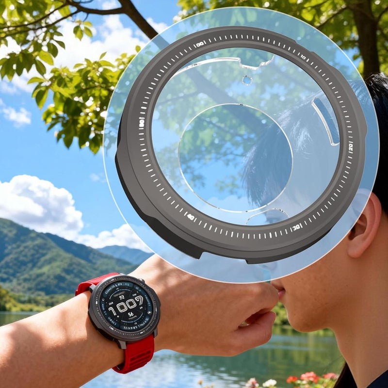 ordinarYone Ergonomic Premium Metal Protective Case Housing Cover Skin For Balance 2 47mm Smartwatch Daily Impacts Resistance Seamle - Image 4