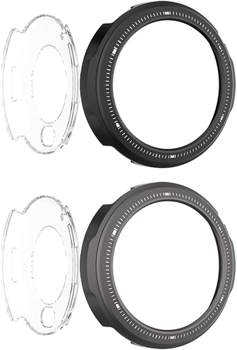 ordinarYone Ergonomic Premium Metal Protective Case Housing Cover Skin For Balance 2 47mm Smartwatch Daily Impacts Resistance Seamle - Image 3