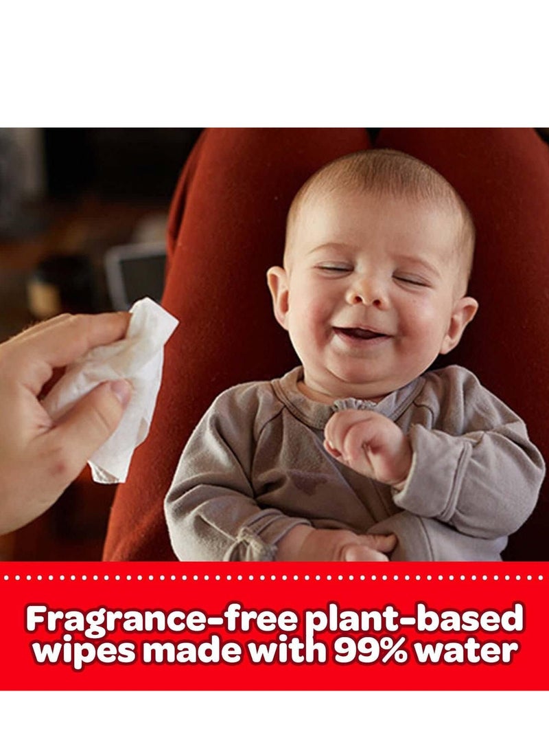 Huggies Natural Care Plus Unscented Baby Wipes with 99% purified water and 1% skin essential ingredients 1152 Wipes  - Image 2
