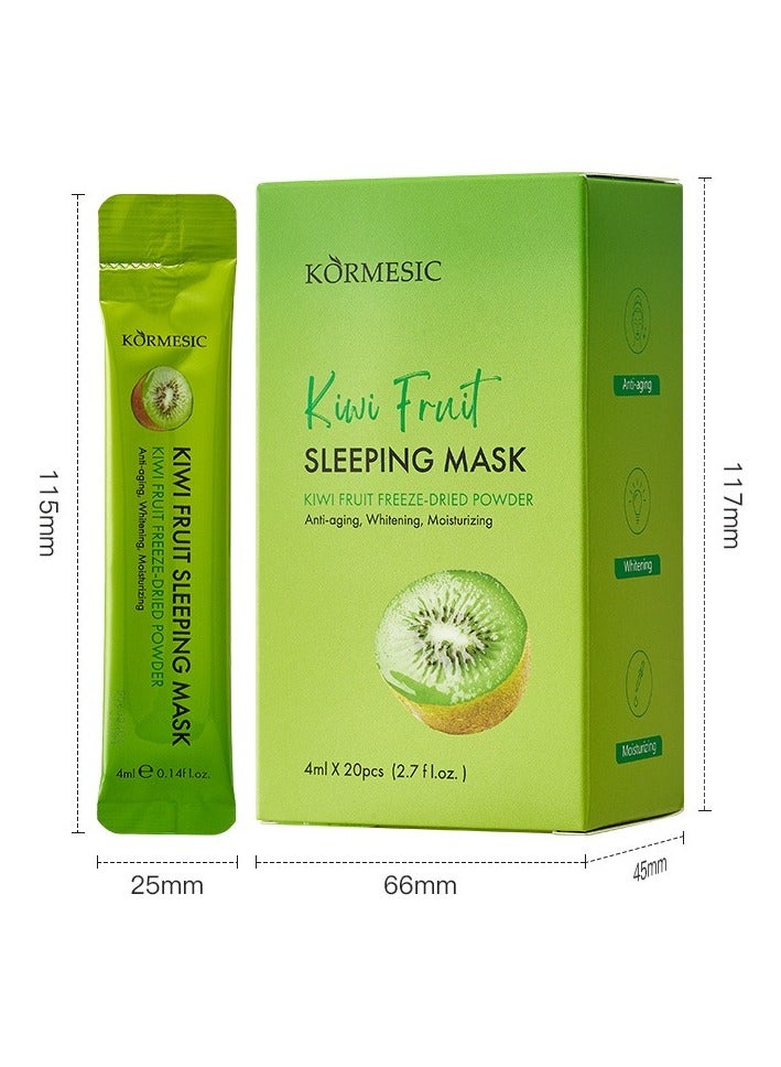 Kormesic قناع نوم كيوي 4 مل × 20-مشرق بين عشية وضحاها - Image 1