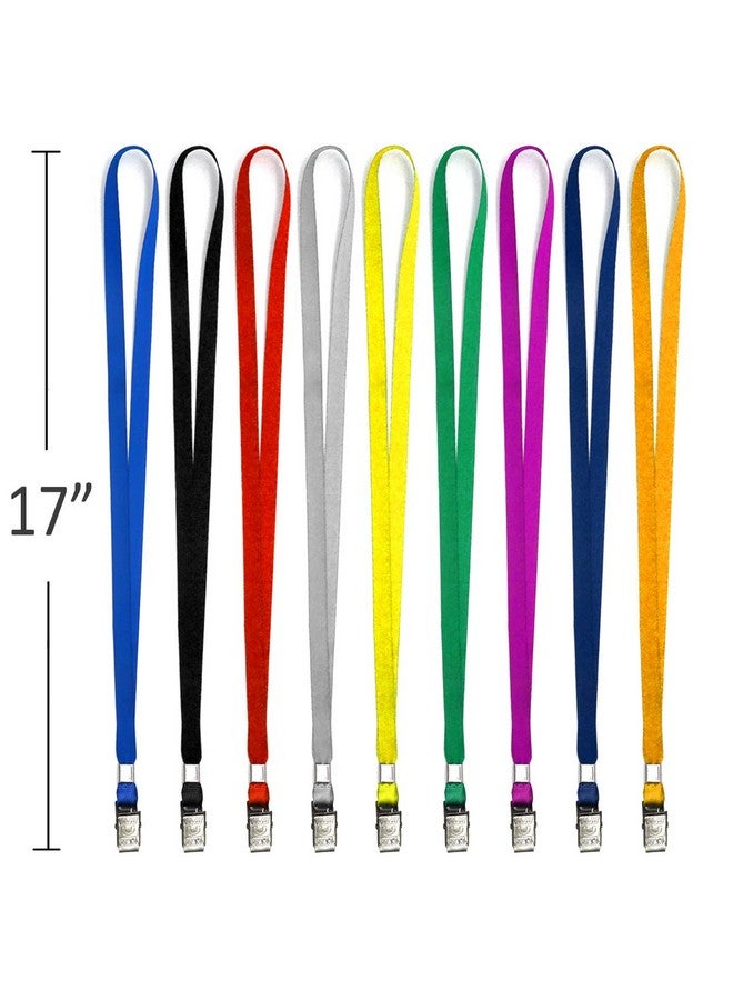 Beebel Red Lanyard 50Pcs 32 Inch Lanyards For Id Name Tag Badge Holders Or Other Portable Item (Red) - Image 2