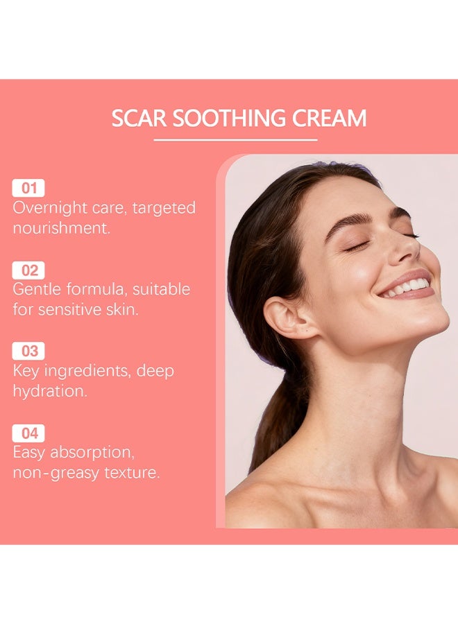 LANISKA Scar Soothing Cream, Scar Cream & Silicone Gel For Scar Removal, Natural, Reduces Redness, Advanced Treatment For Surgical Scars, Keloid Bumps, Stretch Marks & Skin Repair, 20g - Image 4