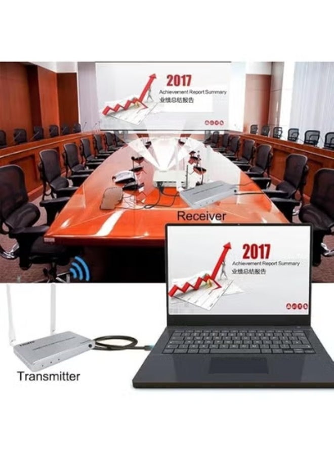 جهاز تمديد HDMI وUSB لاسلكي – نقل حتى 200 متر – بتقنية 2.4G و5G – تشغيل فوري مع وحدة إرسال واستقبال - Image 5