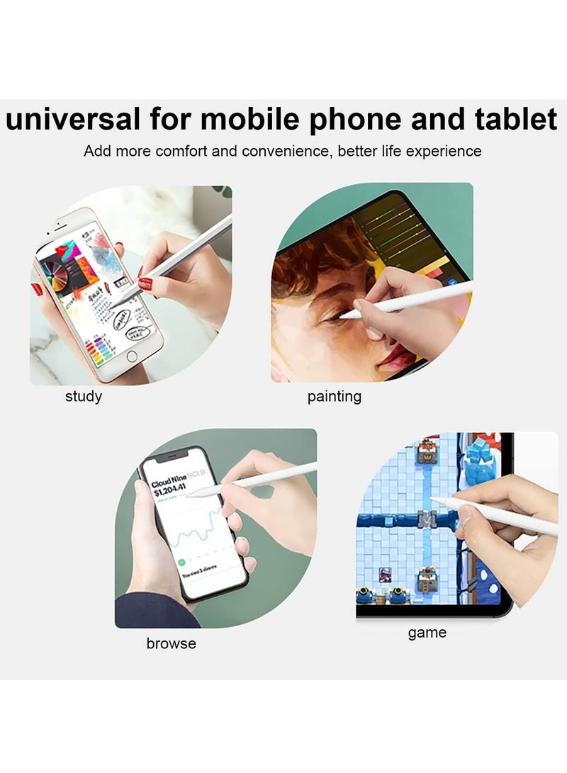 Denx DENX Stylus Pen for iPhone, iPad, Android & Tablets – Universal Rechargeable Pencil, Touch Pen for Drawing & Writing, Fine Tip Smart Pen, Type-C Fast Charging, 100mAh Battery, No Bluetooth Needed, DX3605  - Image 4
