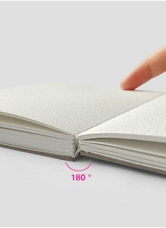 Generic Portable Watercolor Sketchbook, 3.9x3.9 Inch Mini Square Notebook, 62 Pages of Textured Watercolor Drawing Papers, 300 GSM (140lb) Art Paper, Sky Blue Cover  - Image 5