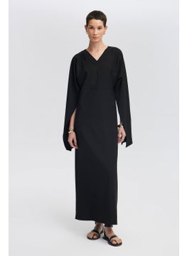 Touche Japone Sleeve Crepe Dress  - Image 1
