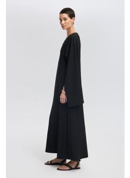 Touche Japone Sleeve Crepe Dress  - Image 3