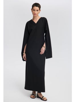 Touche Japone Sleeve Crepe Dress  - Image 2