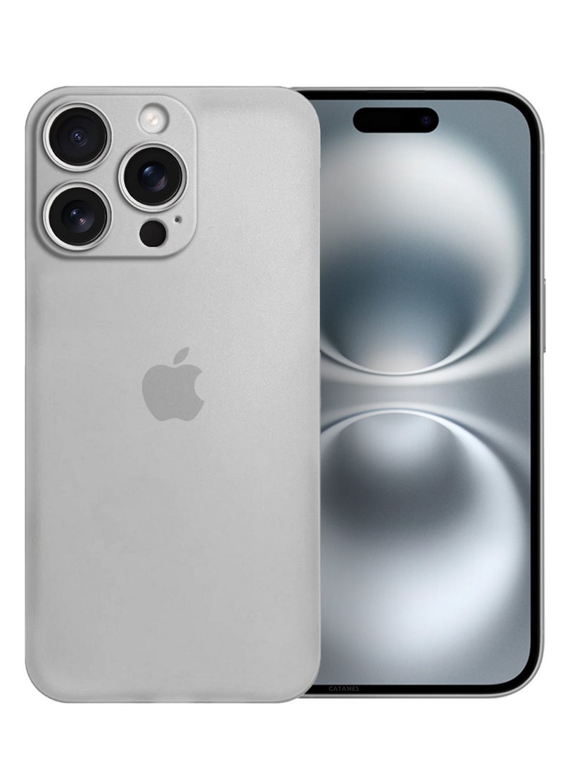 CATANES ( for iPhone 16 Pro ) 3 Pack,1 Case Cover and 2 Screen Protectors Air Skin Series Back Cover Sturdy Durable Thin Case Drop Protection Cover Clear - Image 2
