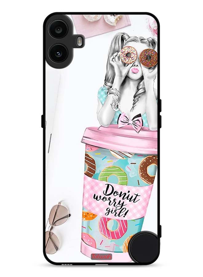 Tolwak Nothing CMF Phone 1 Protective Case Cover Donut Worry Girl - Image 1