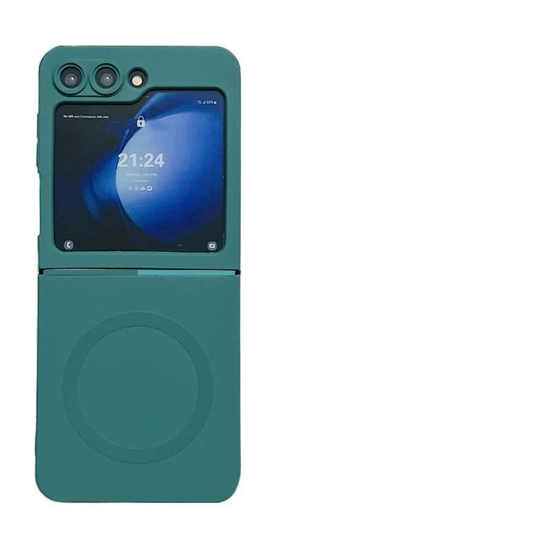 MagSafe Case | Silicone | Shockproof | Drop Protection | Shockproof Cover for Samsung Galaxy Z Flip 7 - Image 1