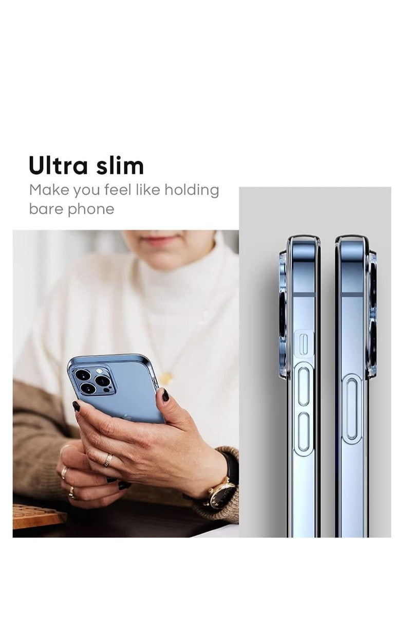 كوبلو جراب شفاف Coblue لموبايل iPhone 13 Pro | ضد الاصفرار | نحيف وخفيف مع حماية من الصدمات | مقاوم للخدوش - Image 5
