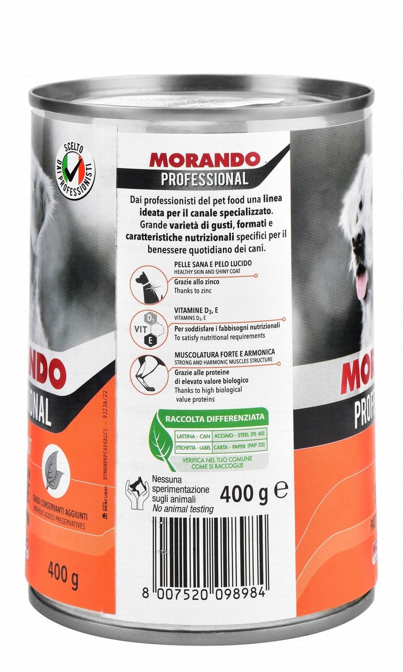 Morando pate with salmon flavor for adult dogs is rich in Omega-3, offering a delicious and nutritious meal. - Image 3