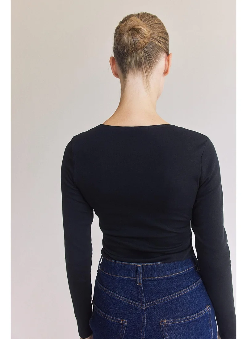 H&M MAMA Ribbed nursing top