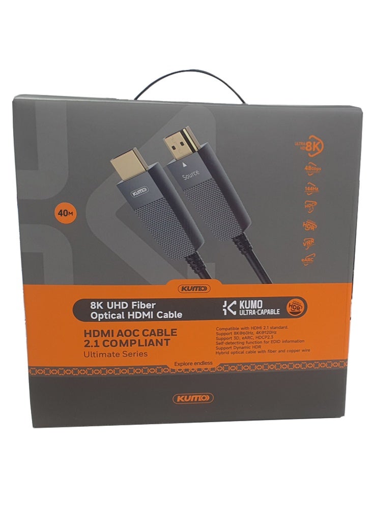 Kumo 40M HDMI FIBER CABLE 8K@60Hz KUMO - Image 3