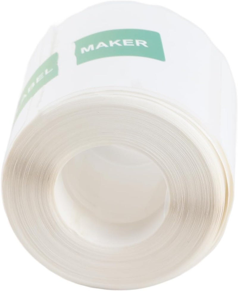 ورق طابعة الملصقات الحرارية ذاتية اللصق قابلة للطباعة لفة مقاومة للزيت قابلة للتمزيق ملصقات لطباعة الأسعار والباركود لطابعات Aibecy DP23 وDP30 الحرارية صانع ملصقات أبيض متعدد (40x100 مم (80 ورقة)) 40x100 مم (80 ورقة) - Image 1