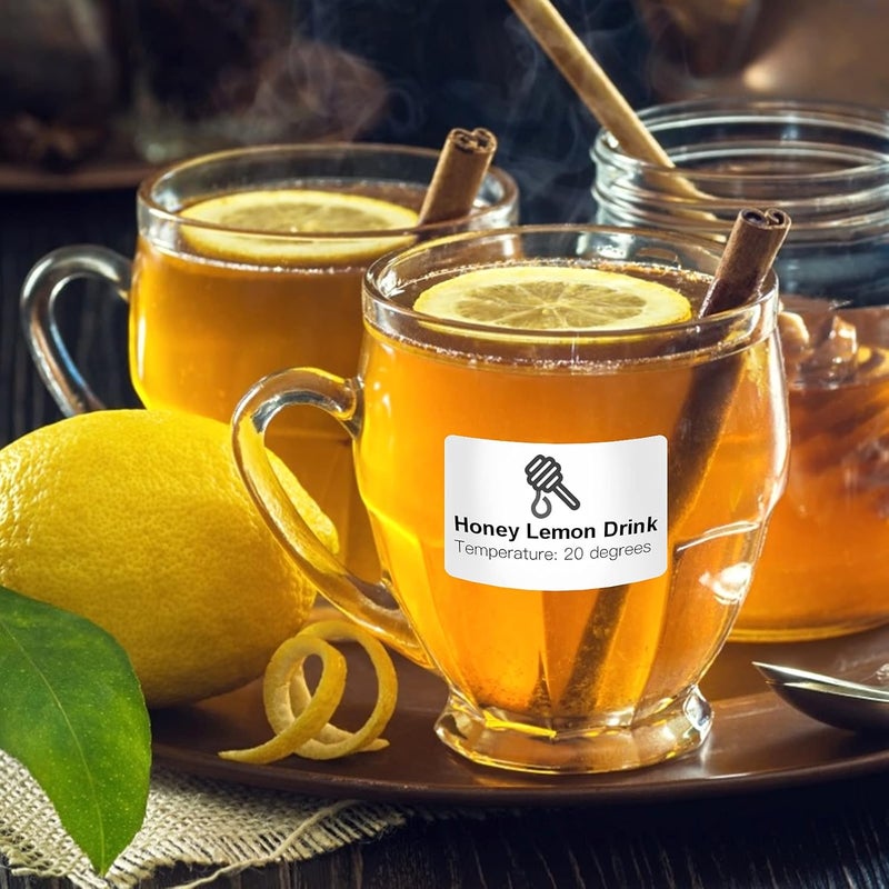 ورق طابعة الملصقات الحرارية ذاتية اللصق قابلة للطباعة لفة مقاومة للزيت قابلة للتمزيق ملصقات لطباعة الأسعار والباركود لطابعات Aibecy DP23 وDP30 الحرارية صانع ملصقات أبيض متعدد (40x100 مم (80 ورقة)) 40x100 مم (80 ورقة) - Image 3