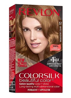Colorsilk Beautiful Color Permanent Hair Color 57 Lightest Golden Brown 1 Each (Pack Of 6)