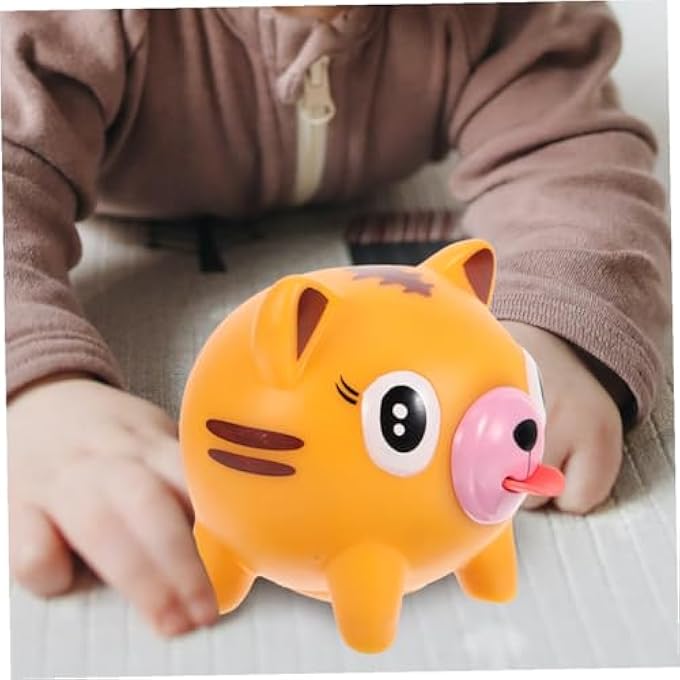 Uonlytech 4pcs Animal Squeeze Portable Slow Rising Stress Relief Screaming Dolls with Tongue Out Design Safe Plastic Material for Classroom Prizes Birthday Favors - Image 4