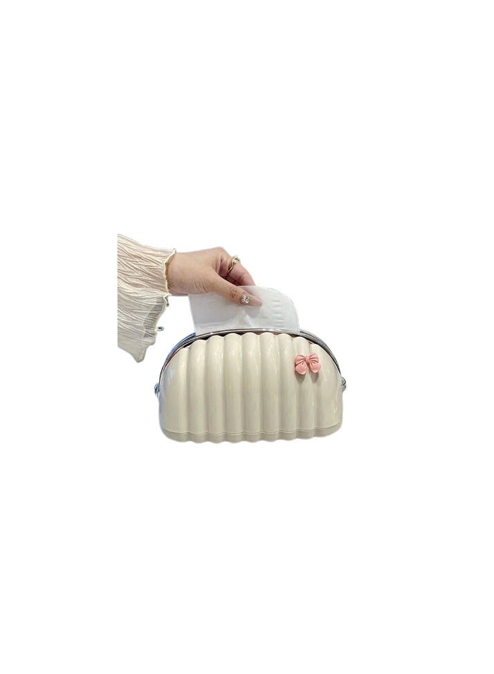 A stylish and practical tissue box for organizing spaces, providing you with a chic way to store tissues. Rg  - Image 1