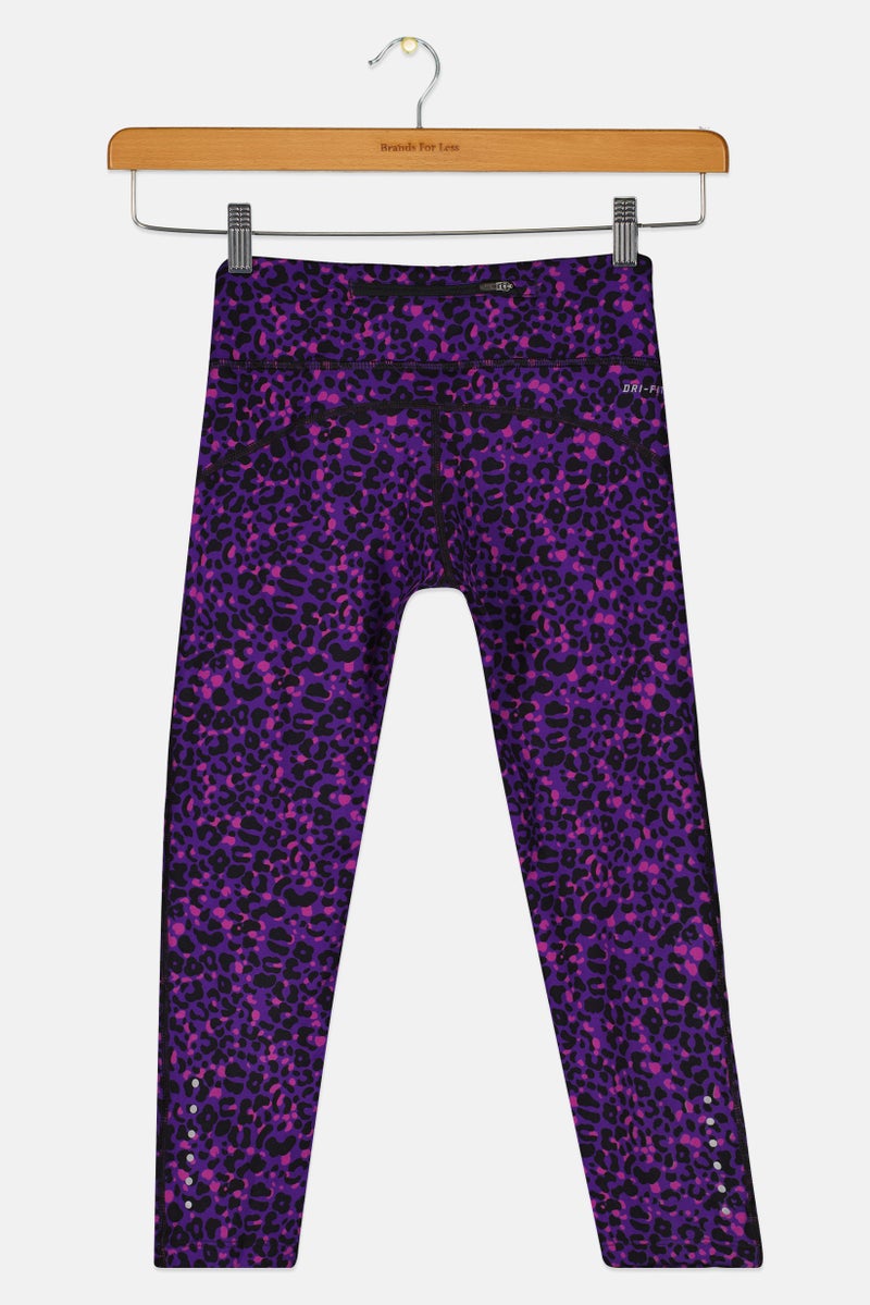 Nike Women Sportswear Fit Running Capri Tights, Multicolor - Image 2