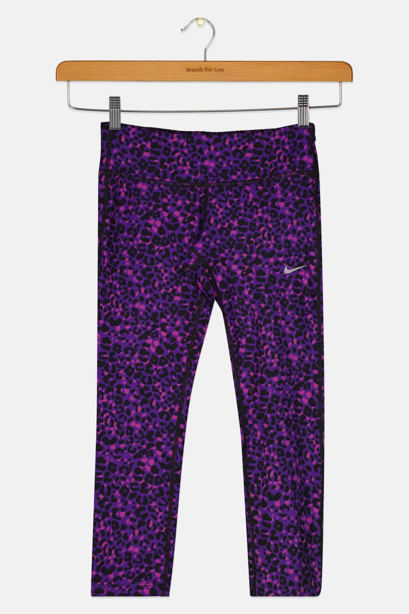 Nike Women Sportswear Fit Running Capri Tights, Multicolor - Image 3