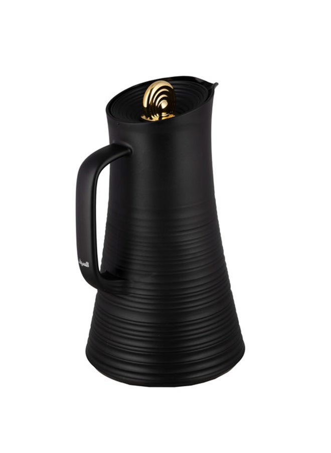 Alsaif Deva Coffee And Tea Vacuum Flask , Size: 1.0 Liter, Color: Black  - Image 3