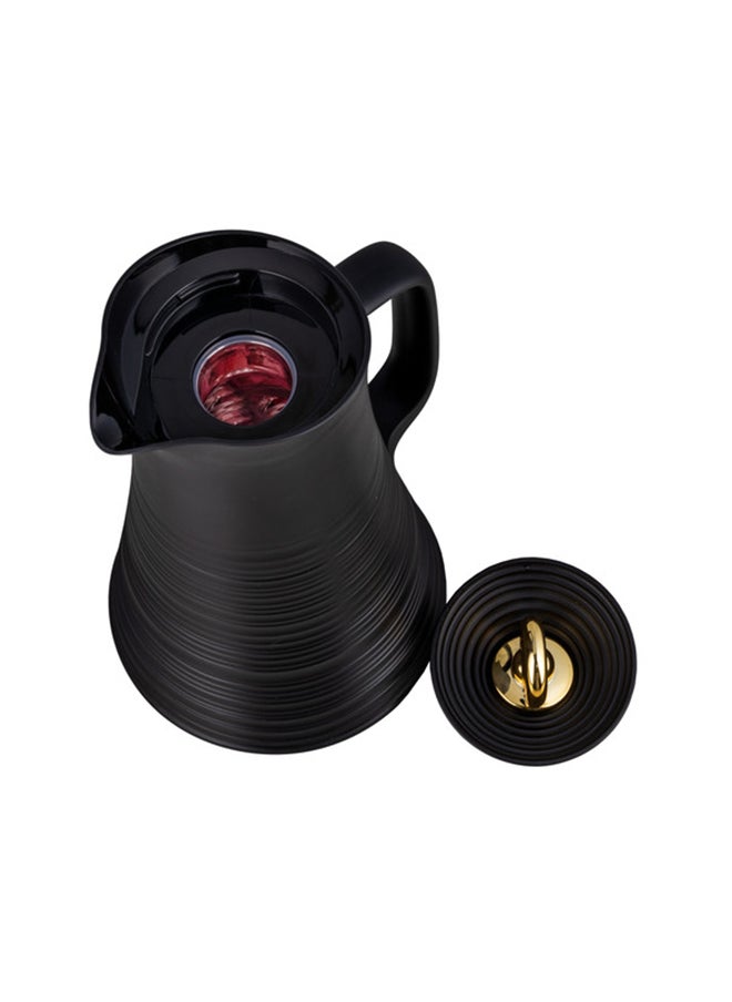 Alsaif Deva Coffee And Tea Vacuum Flask , Size: 1.0 Liter, Color: Black  - Image 4