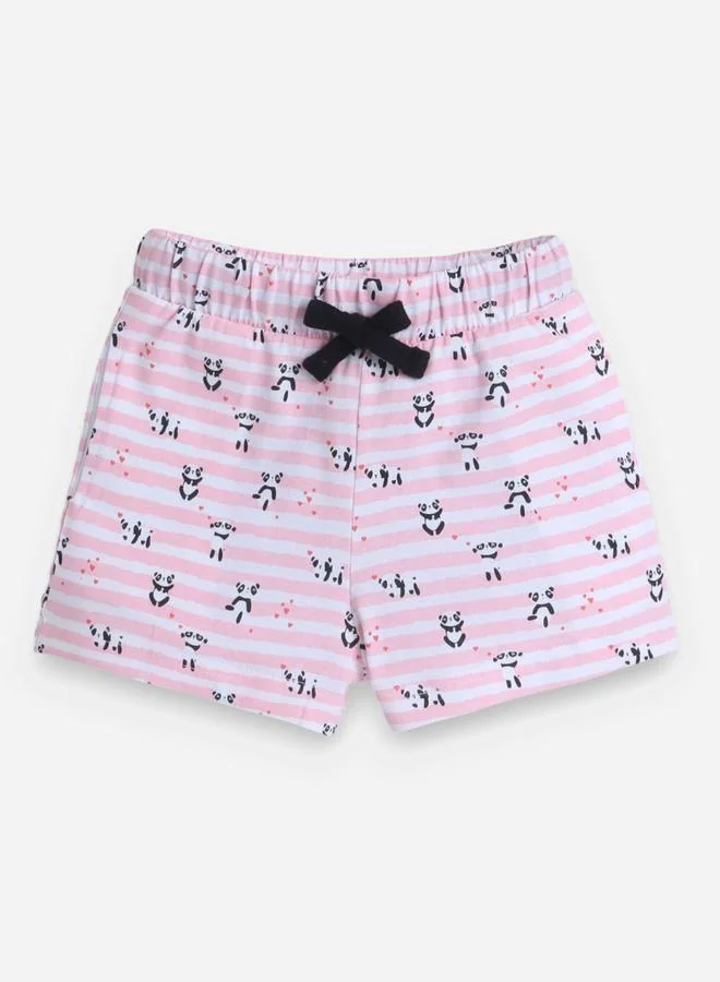 victor and jane victor and jane Graphic Print T-Shirt and All-Over Printed Shorts Set