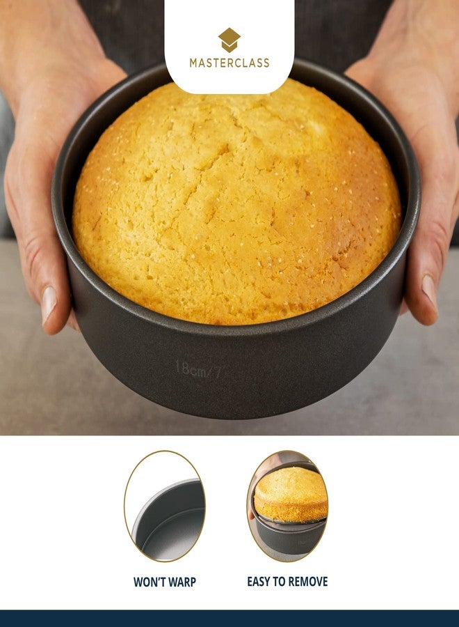 Master Class MasterClass Non-Stick Round Sandwich Tin with Loose Base, 18 cm (7") - Image 4
