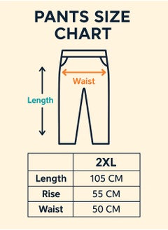 سوفت ستيبس بنطال رياضي قطن بقصة مريحة اسود  XXL  - Image 3