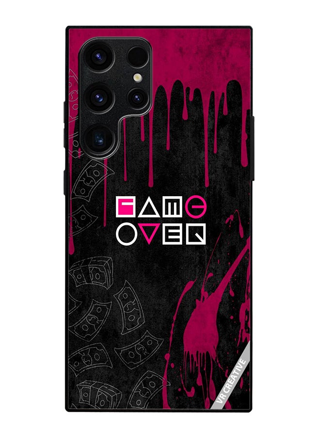 VR CREATIVE Protective Case Cover For Samsung Galaxy S25 Ultra Game Over Design Multicolour