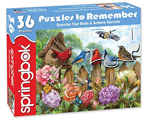 Springbok Puzzle to Remember Alzheimer Dementia Activity 36 Piece Jigsaw Puzzle Morning Serenade Made in USA - Image 5