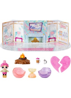 MGA Entertainment L.O.L. Surprise! Winter Chill Hangout Spaces Furniture Playset With Cozy Babe Doll  - Image 3