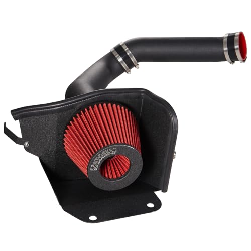Wuidail Cold Air Intake System-High Flow Air Filter Cold Air Intake Compatible with 2011-2015 Dodge Durango & Jeep Grand Cherokee 3.6L V6- Increase Performance & Towing Performance Air Intake - Image 4