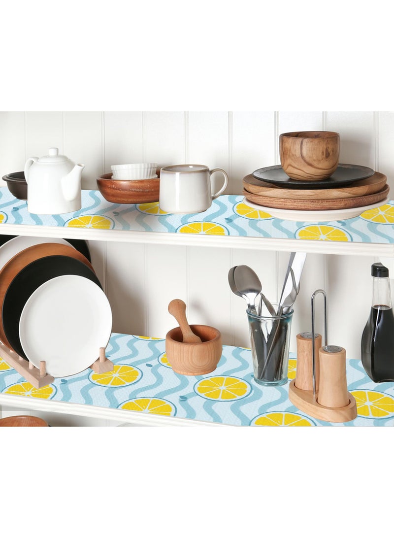 PVC Cabinet Mats Refrigerator Anti Slip Mats Waterproof And Oil Proof Mats Kitchen Drawer Storage Mats Dust Proof Mats Shelf Liners For Kitchen Cabinets Non Adhesive Cabinet Liner Non Slip Contact P - Image 5