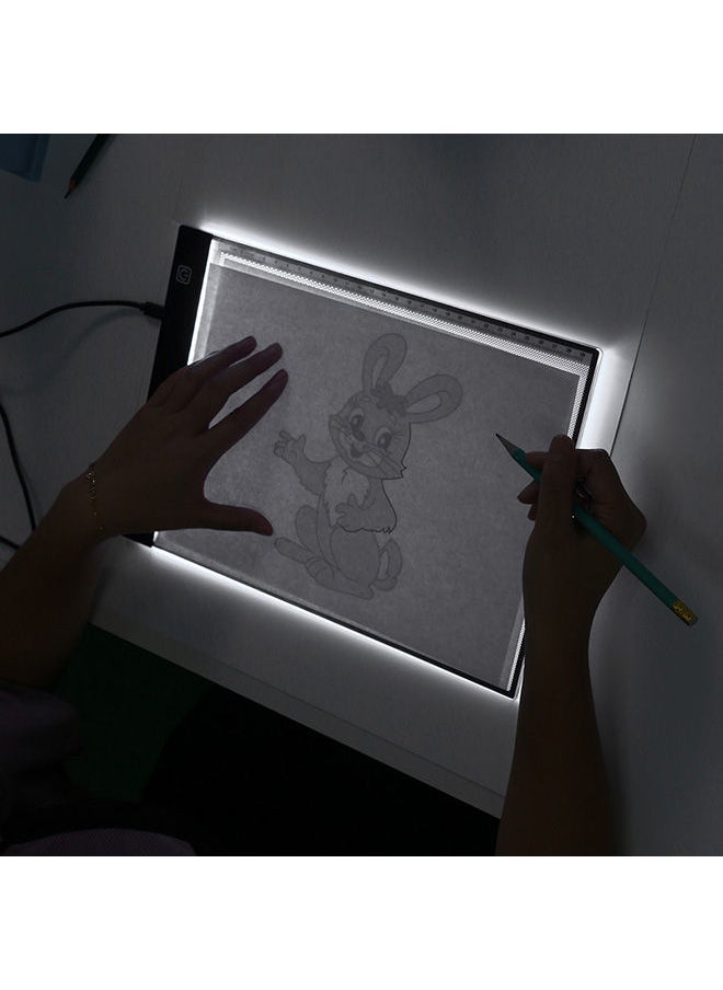 Y&D - A4 LED Powered Light Box Tracer Copy Board Black - Image 1