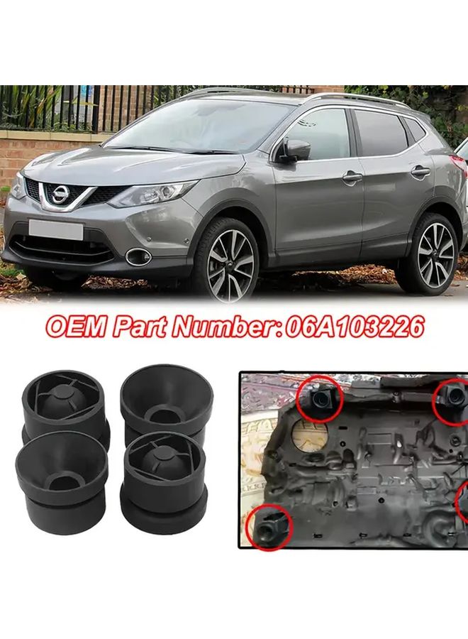 4 PCS Engine Cover Rubber Cushion Bumper Mounting Stop Bushing For Multiple Car Models - Image 1