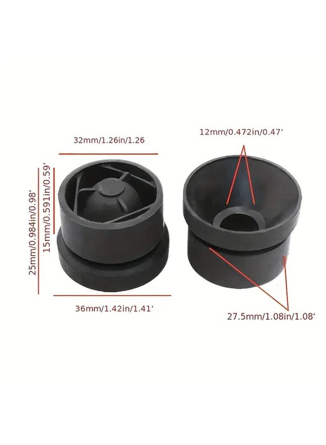 4 PCS Engine Cover Rubber Cushion Bumper Mounting Stop Bushing For Multiple Car Models - Image 2