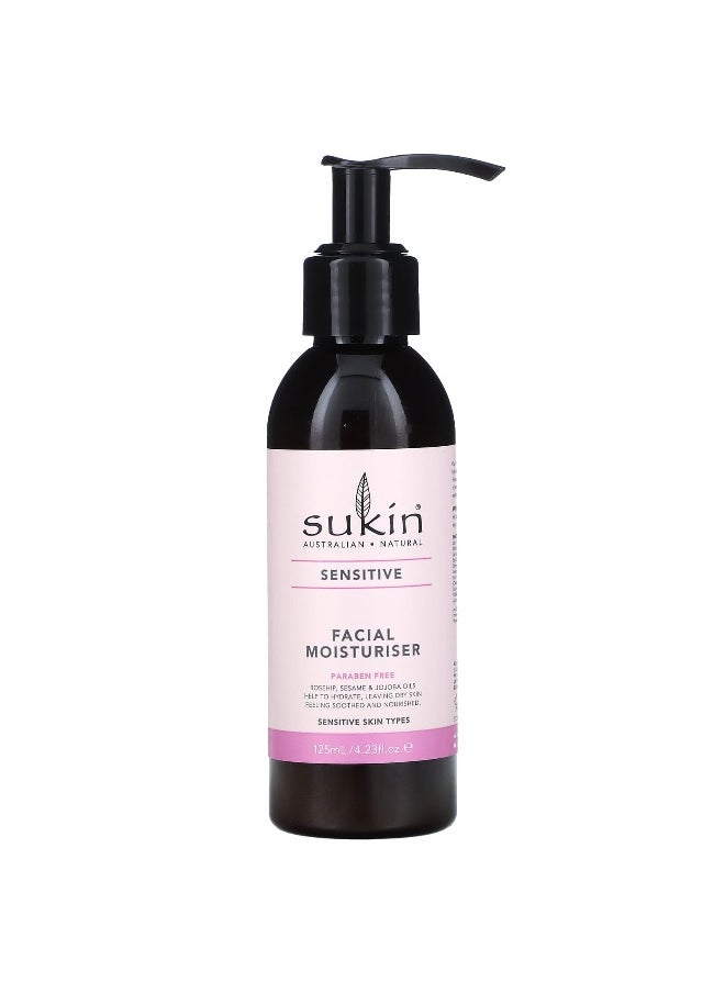 Sukin Sukin, Facial Moisturiser, Sensitive, 4.23 fl oz (125 ml)  - Image 1