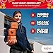 SWOOC Games Giant Right Center Left Dice Game All Weather with 24 Large Chips Carry Bag Jumbo Wooden Lawn Game Big Backyard Games for Family IndoorOutdoor Left Right Center Dice Set - Image 3