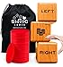 SWOOC Games Giant Right Center Left Dice Game All Weather with 24 Large Chips Carry Bag Jumbo Wooden Lawn Game Big Backyard Games for Family IndoorOutdoor Left Right Center Dice Set - Image 2