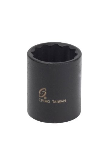 Sunex Tools Sunex 314mz 3/8-Inch Drive 14-Mm 12-Point Metric Standard Impact Socket - Image 1