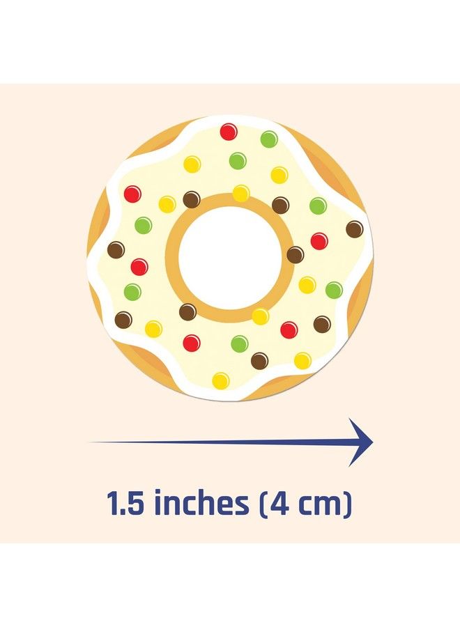 TownStix Donut Stickers Sheets Set 1.5" 20 Sheets 200 Stickers - Image 4