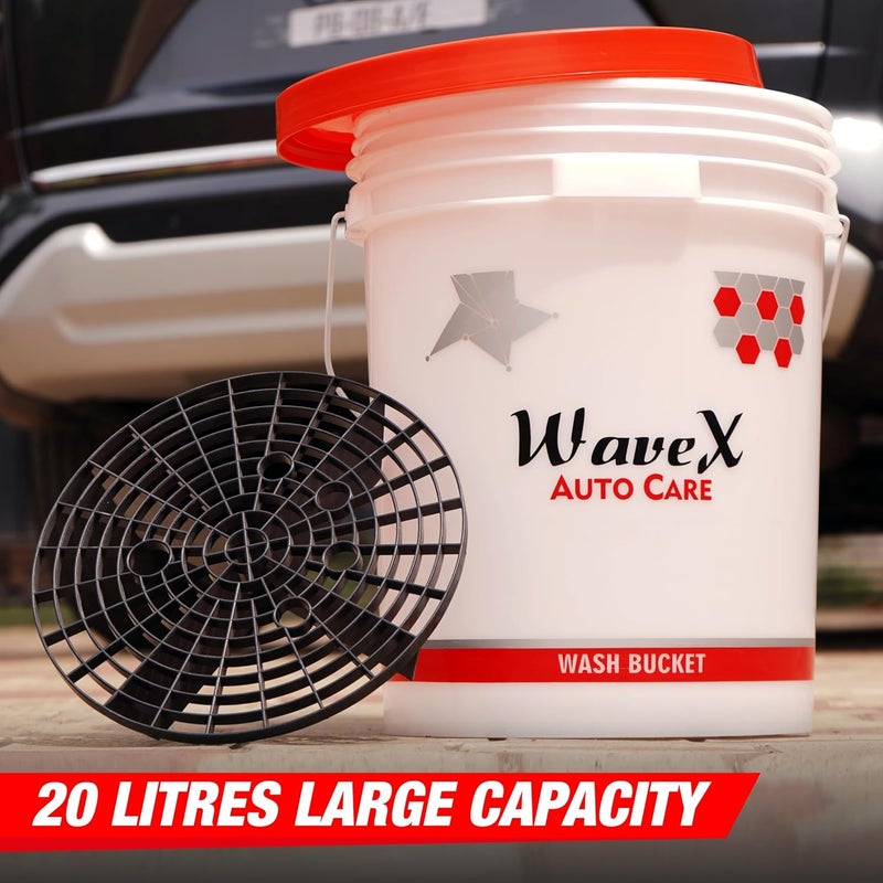 Wavex Grit Safe and Detailing Car Wash Bucket, plastic - Image 4