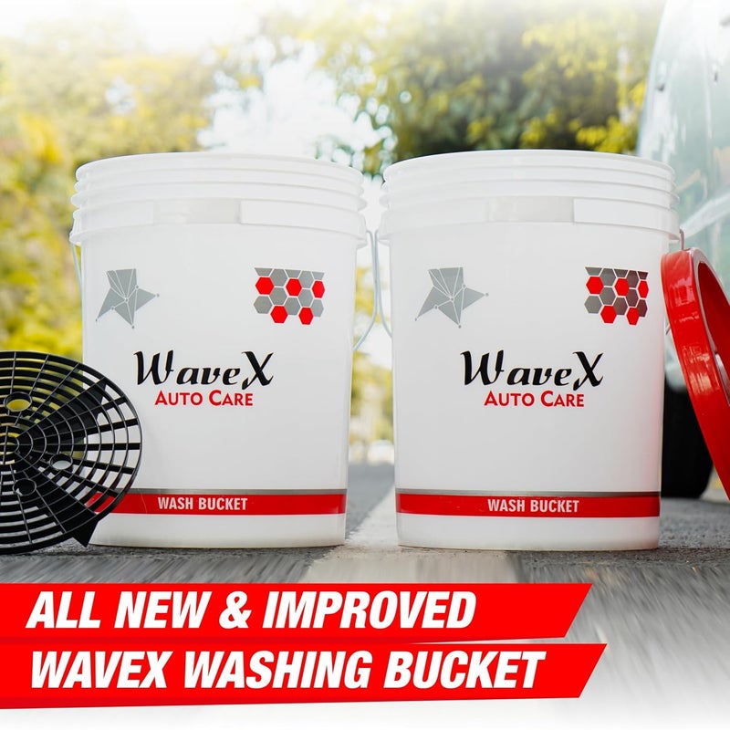 Wavex Grit Safe and Detailing Car Wash Bucket, plastic - Image 3