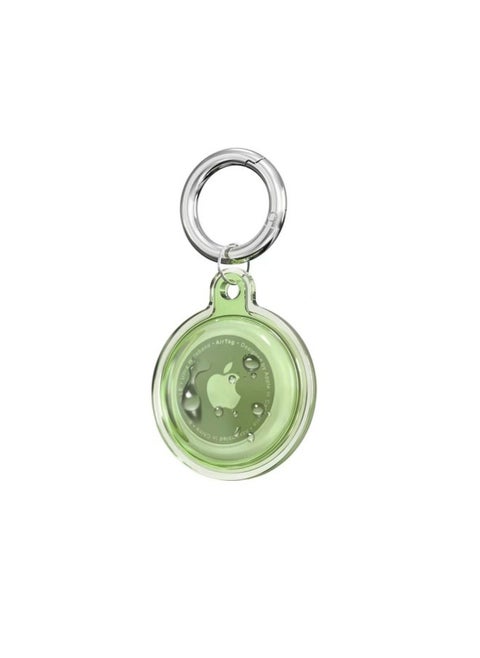 Protective Case For Apple Airtag Locator Anti-Lost Device Tracker All-Inclusive Waterproof TPU Keychain Protective Case Green